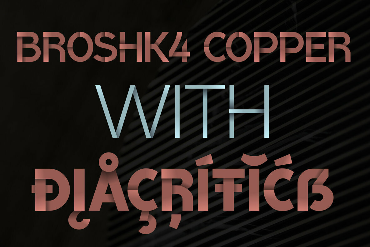 BroshK4 Color Font 4