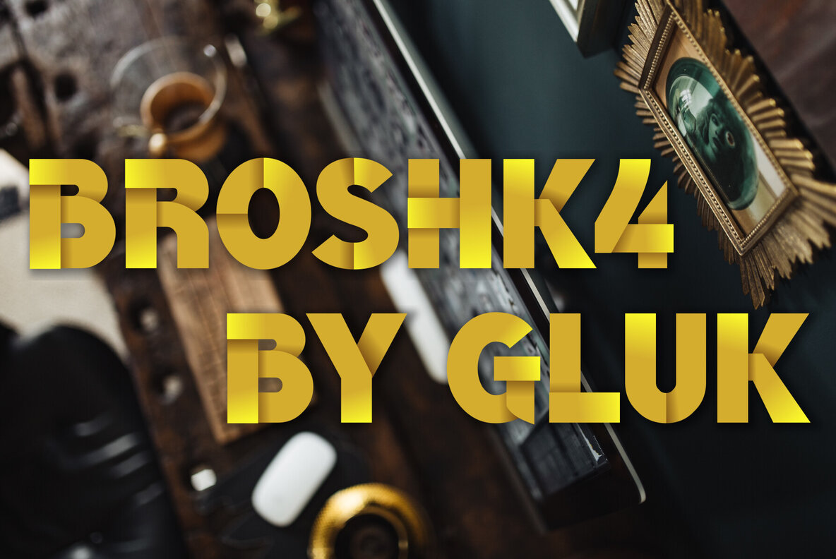 BroshK4 Color Font 7