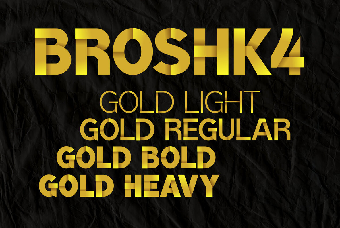 BroshK4 Color Font 9