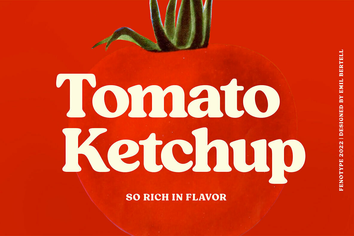 Tomato Ketchup Font