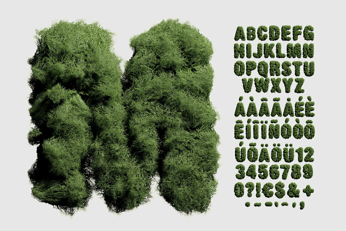 Moss SVG Font 2