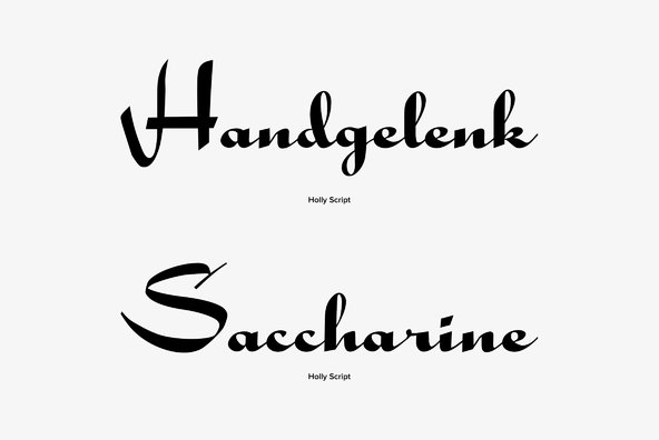 Holly Script Holly Script