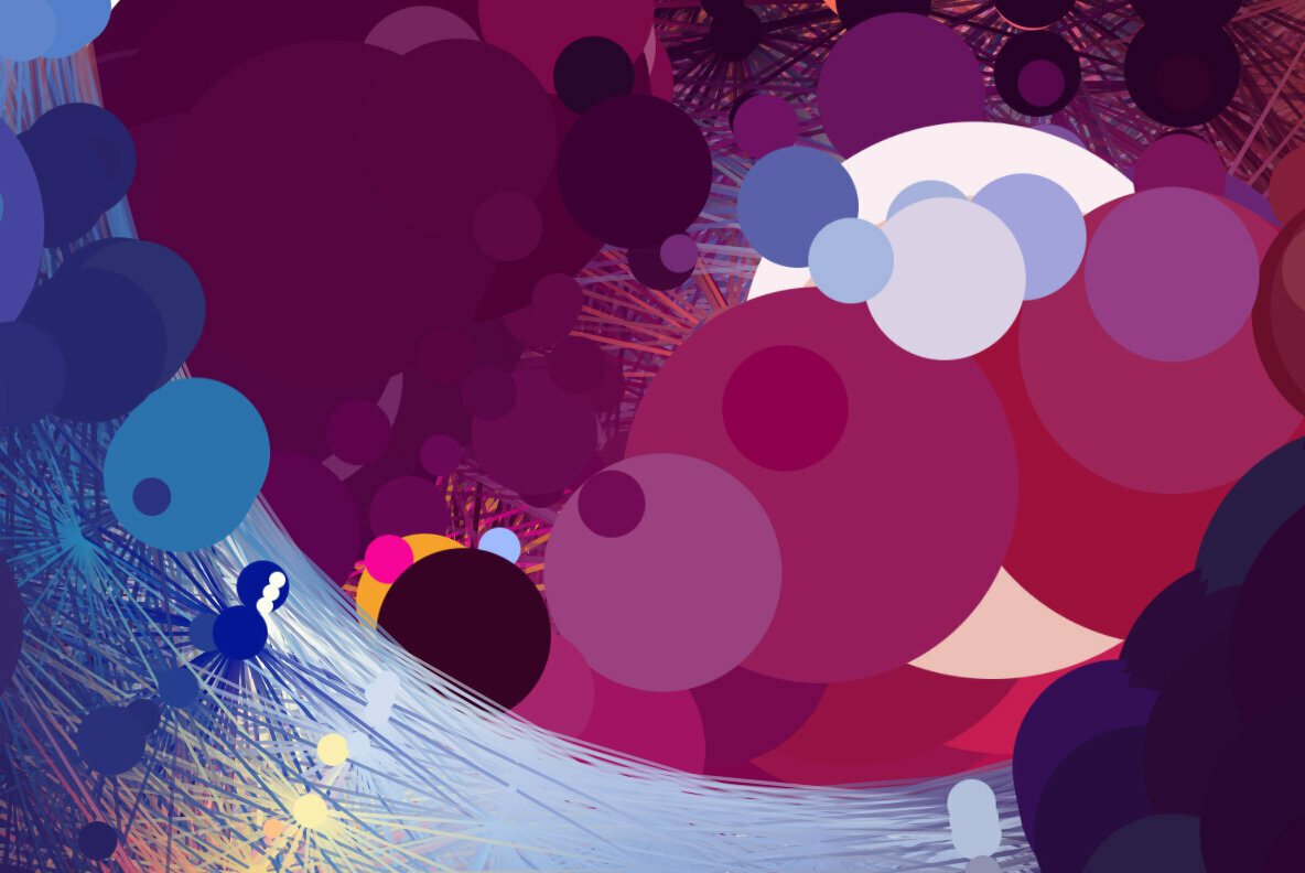 Cosmic Bubbles SVG Font 5