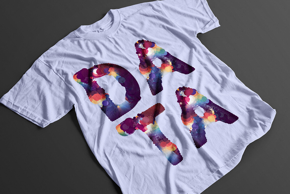 Cosmic Bubbles SVG Font 8