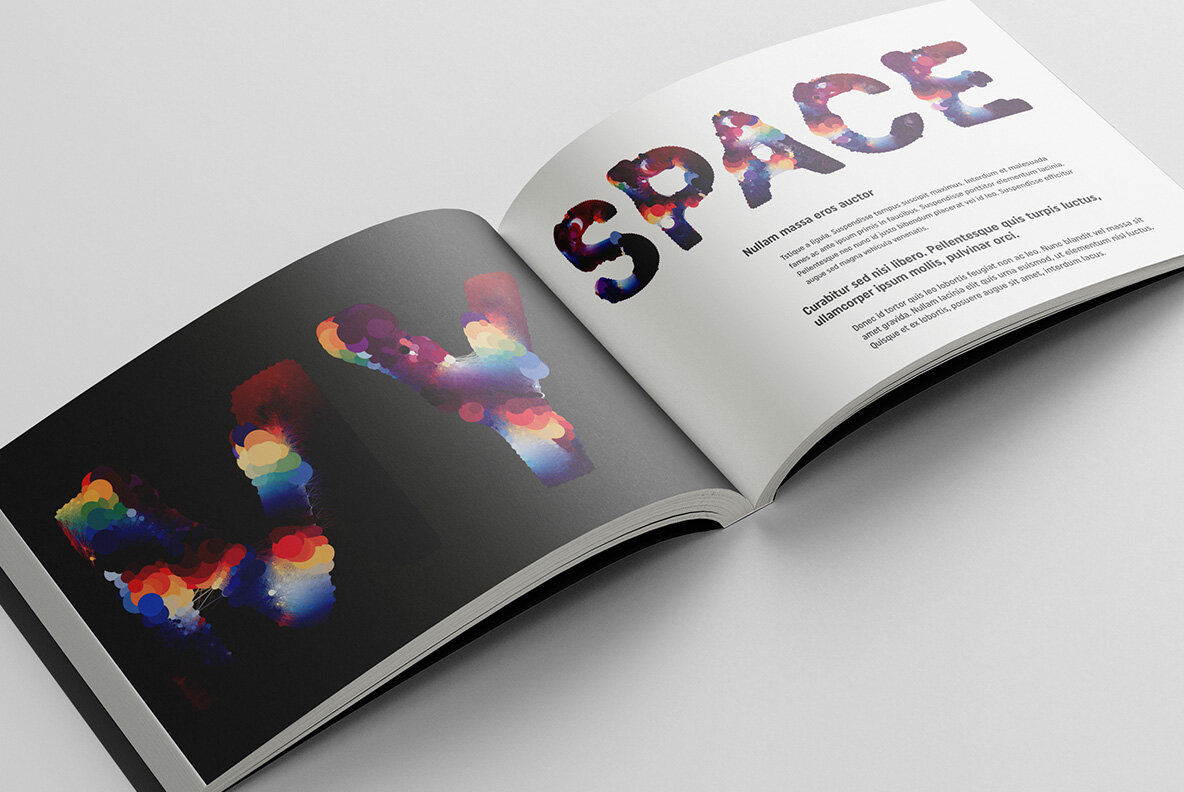 Cosmic Bubbles SVG Font 9