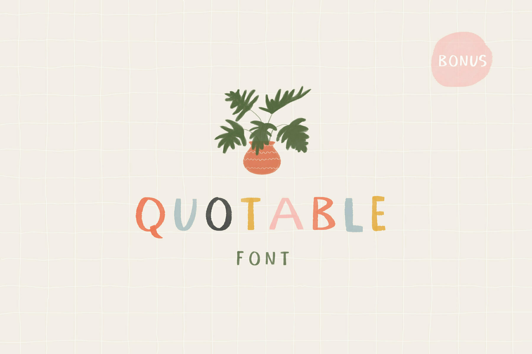 Quotable Colour Font 1