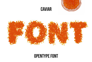 Caviar SVG Font