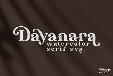 Dayanara   Watercolor SVG