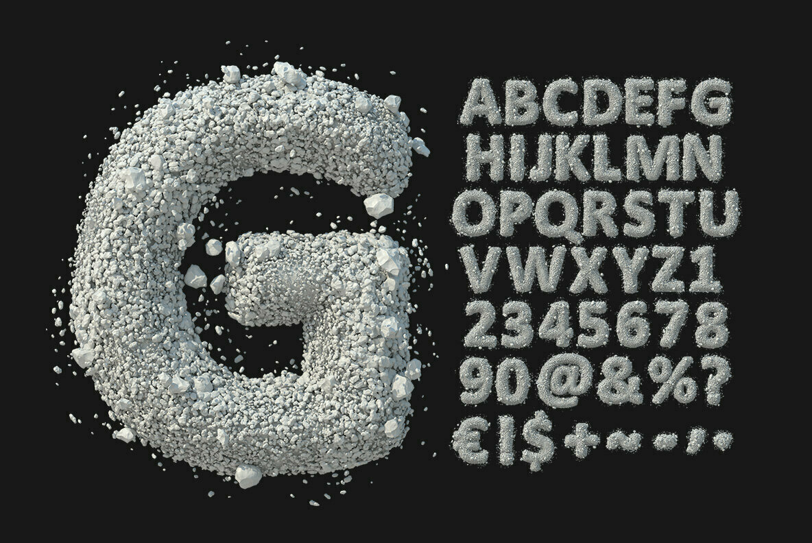 Stone Dust SVG Font 2