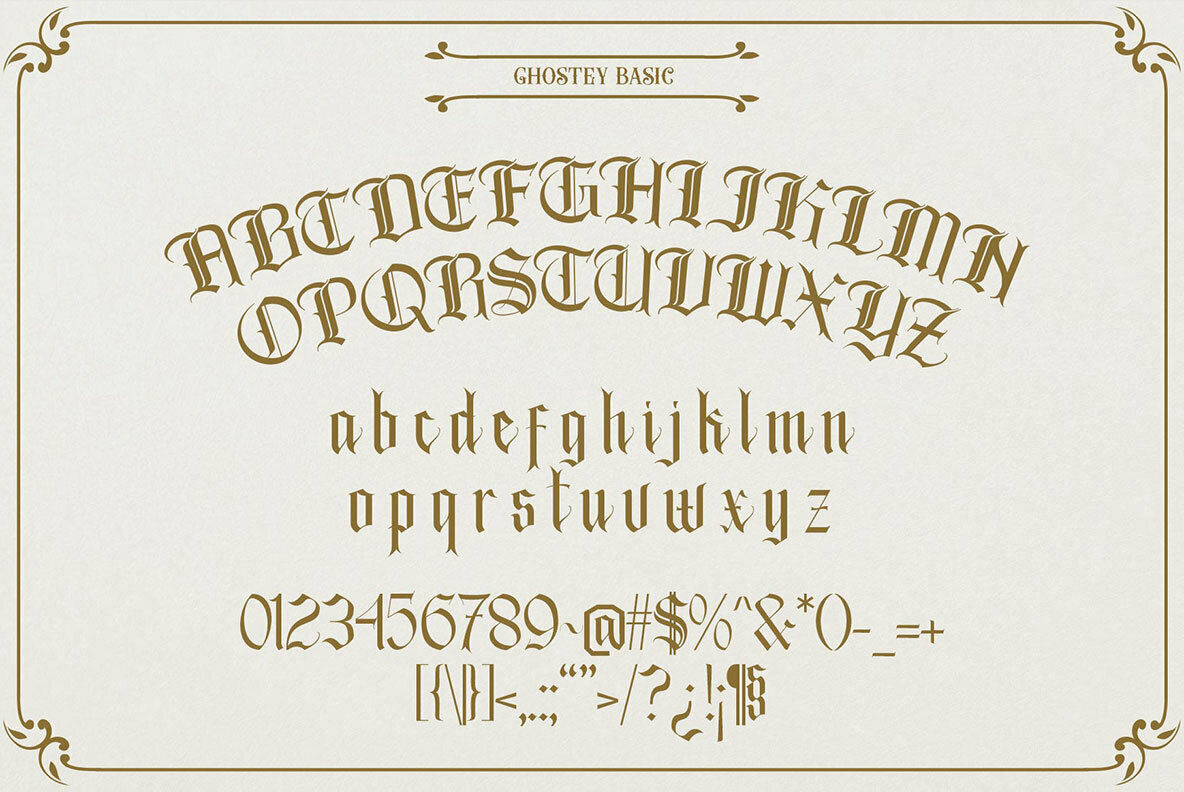 Ghosthey Typeface 5