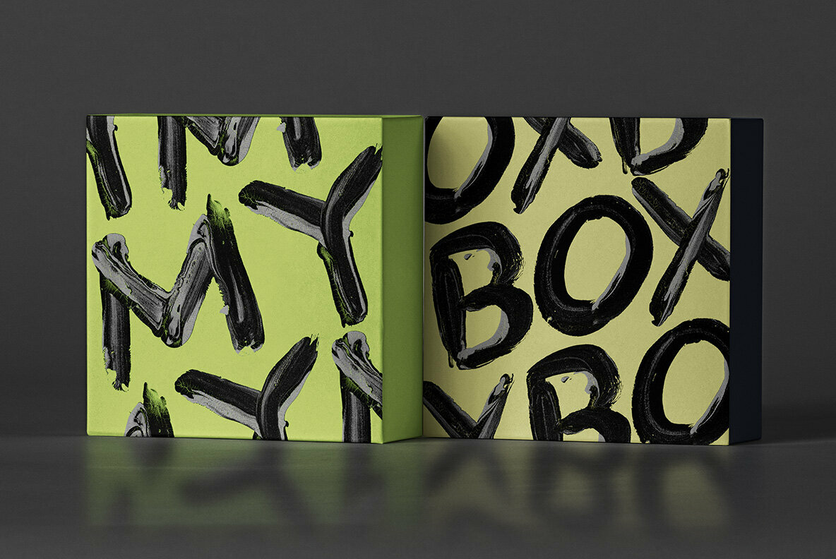 Black Paint SVG Font 5