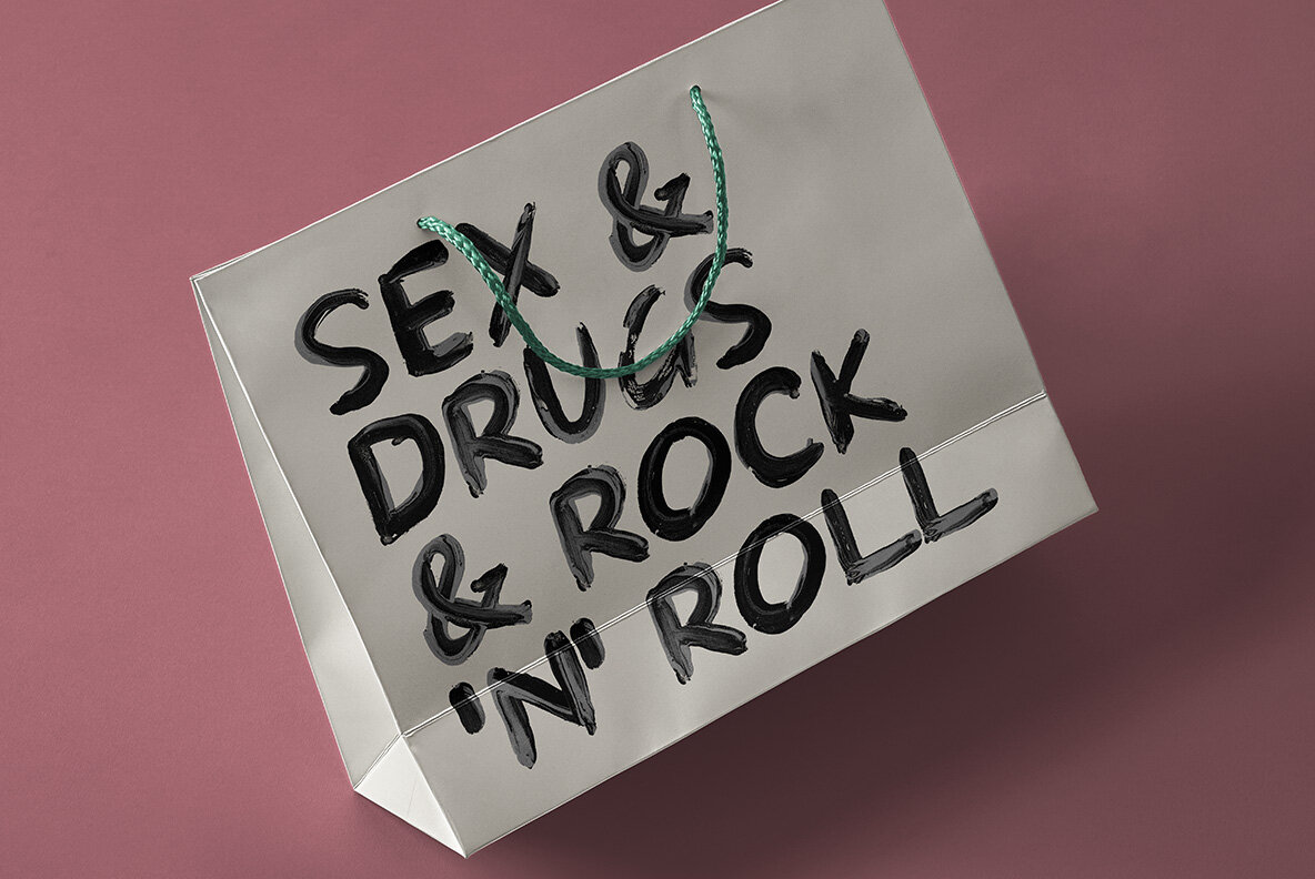 Black Paint SVG Font 6