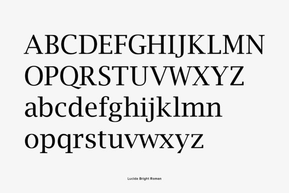 Lucida Bright Lucida Bright