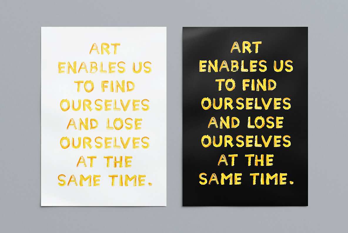 Brush Paint SVG  Font 7