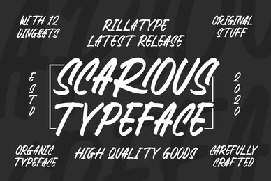 Scarious Typeface