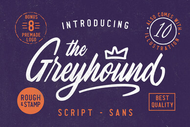 The Greyhound Font Duo