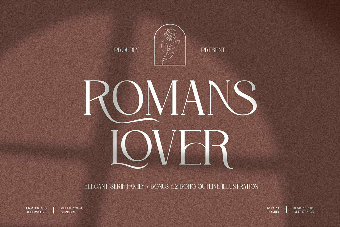 Romans Lover Font