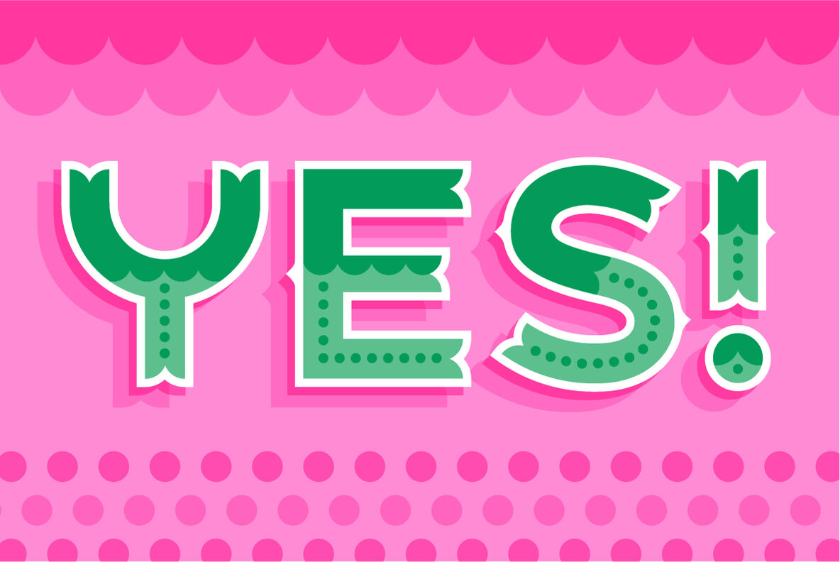 Happy Heart SVG Font 7