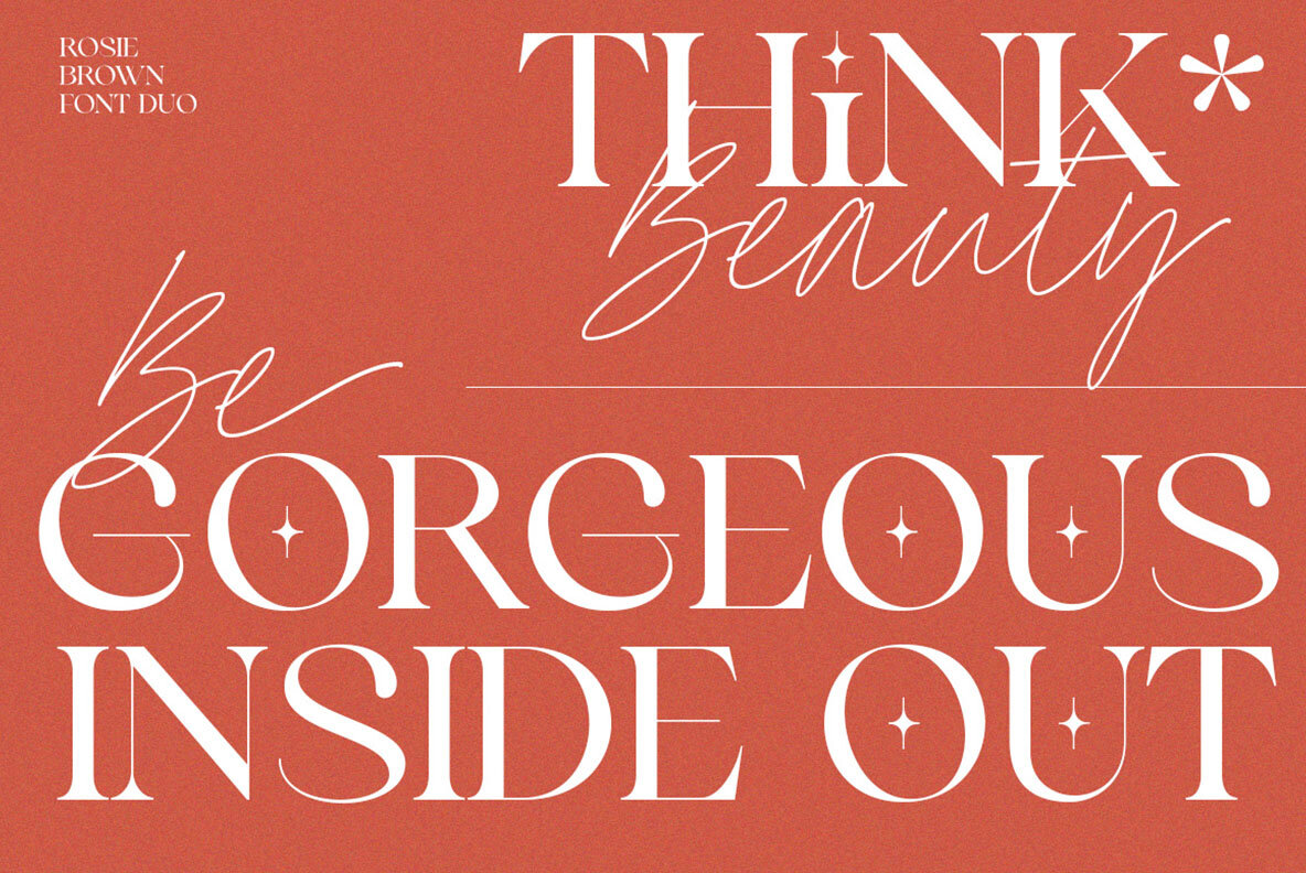 Rosie Brown Font Duo 10