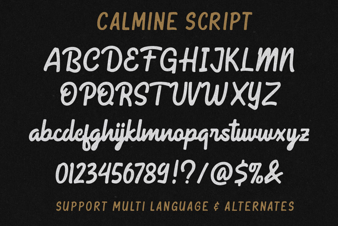 Calmine Font Duo 8