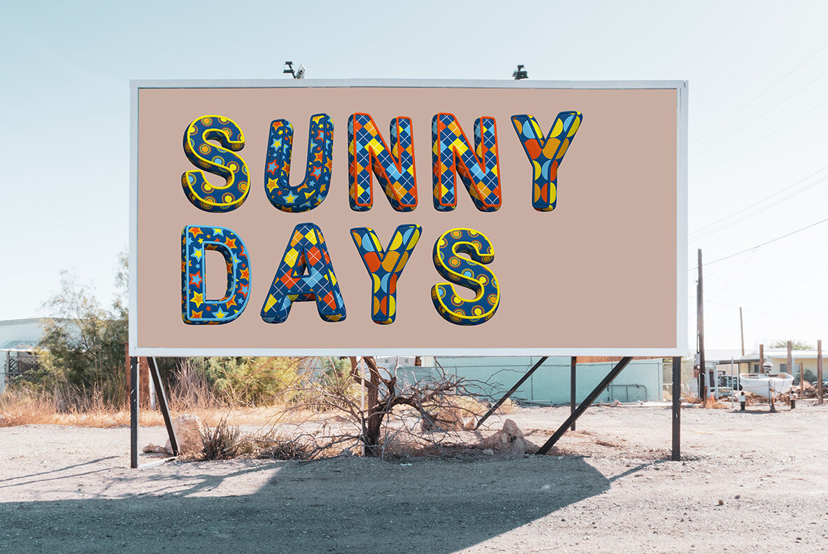 Color Textile SVG Font 6