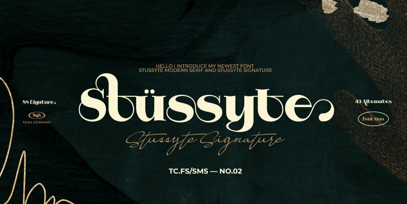 Stussyte Font Duo