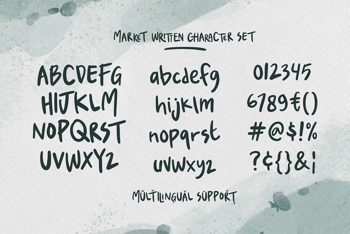 Market Written 8
