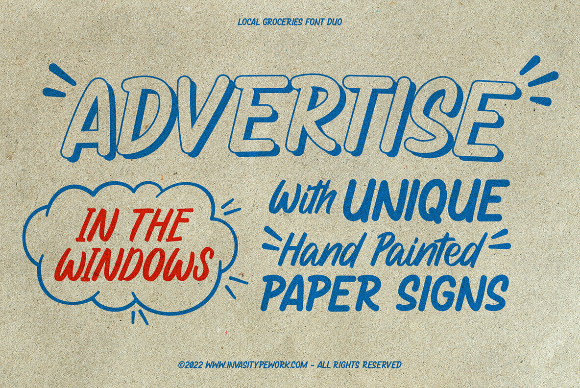 Local Groceries Font Duo 2