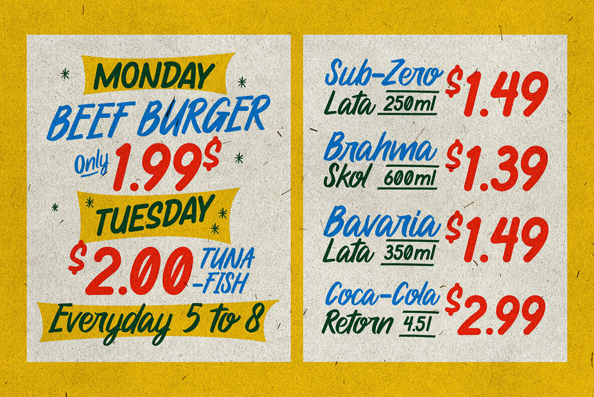 Local Groceries Font Duo 5