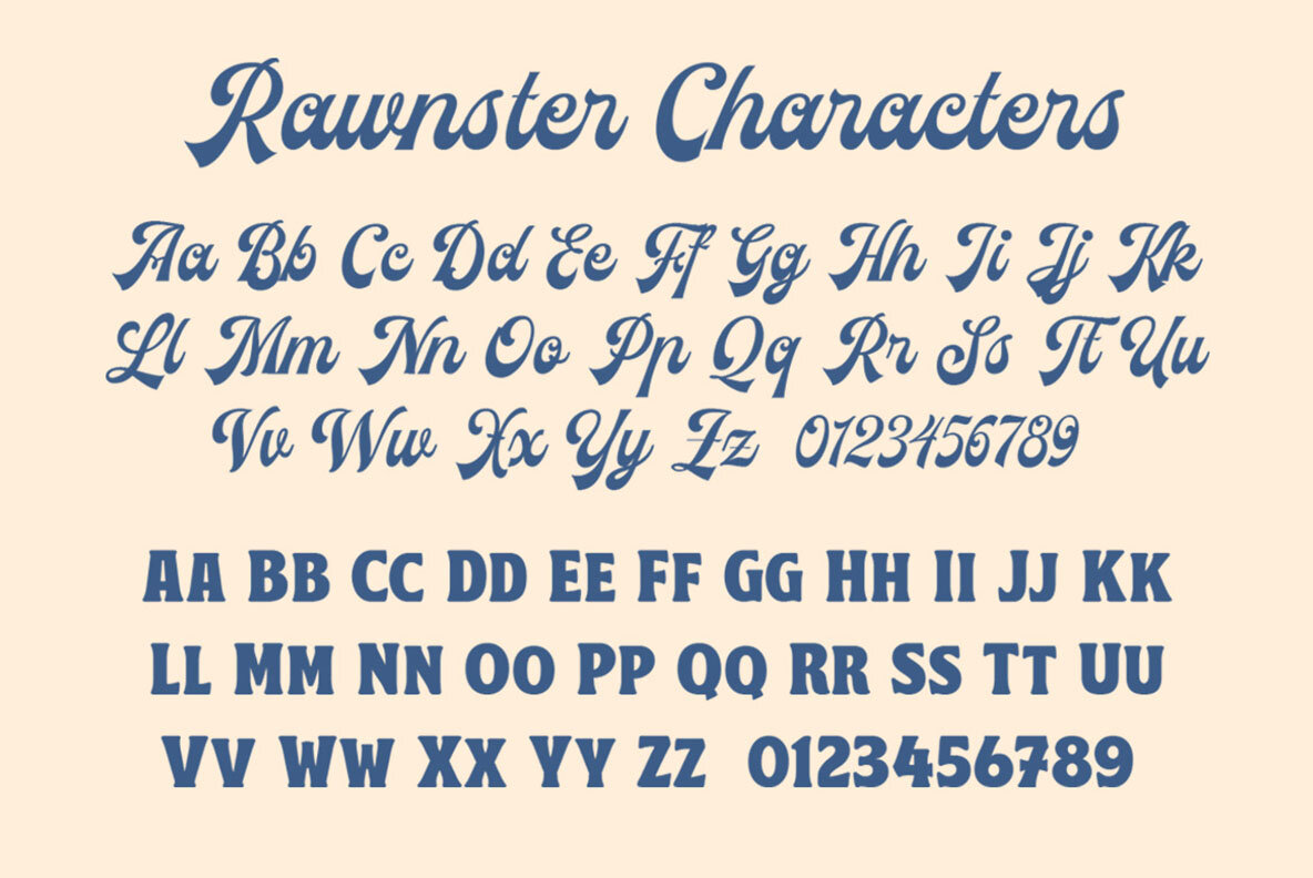 Rawnster Font Duo 6