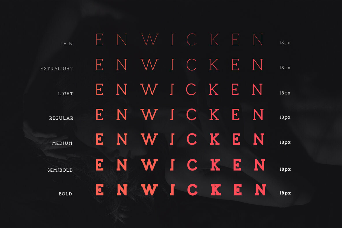 Enwicken Typeface 4