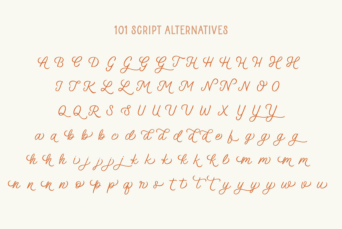 Herb Garden Font Trio 11