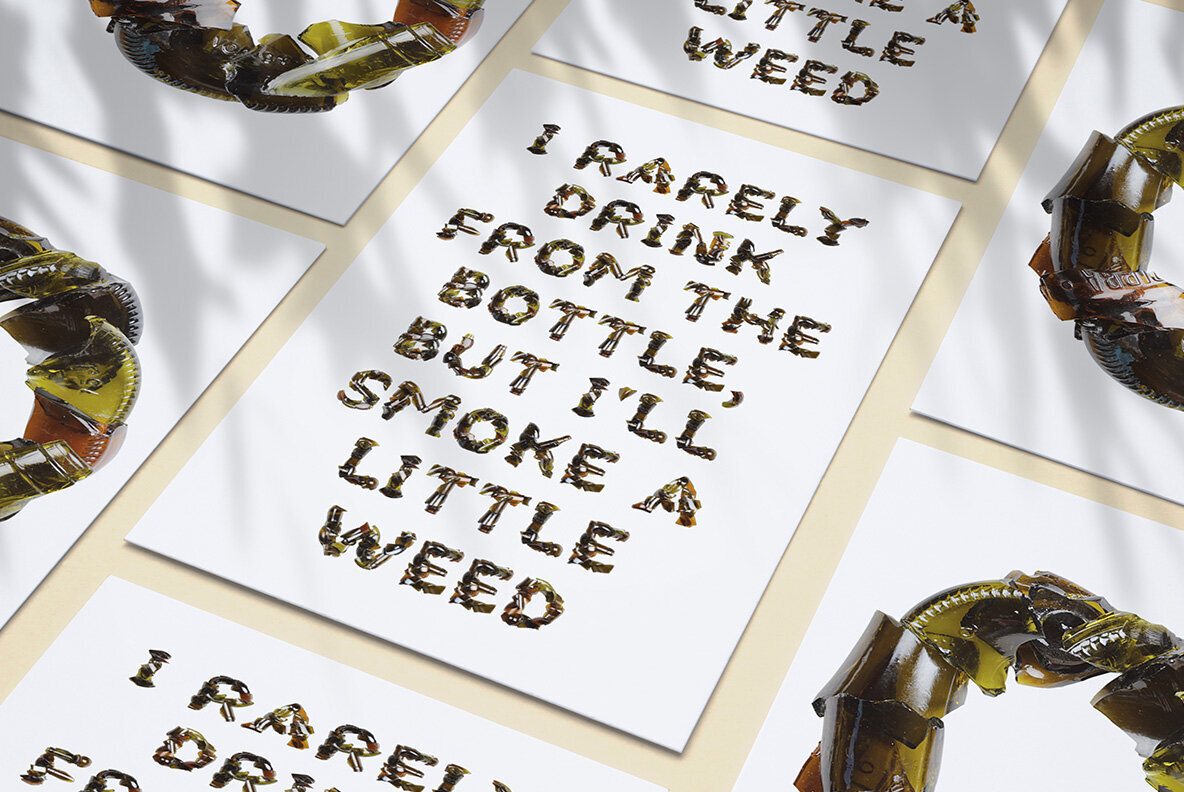 Broken Bottle SVG Font 4