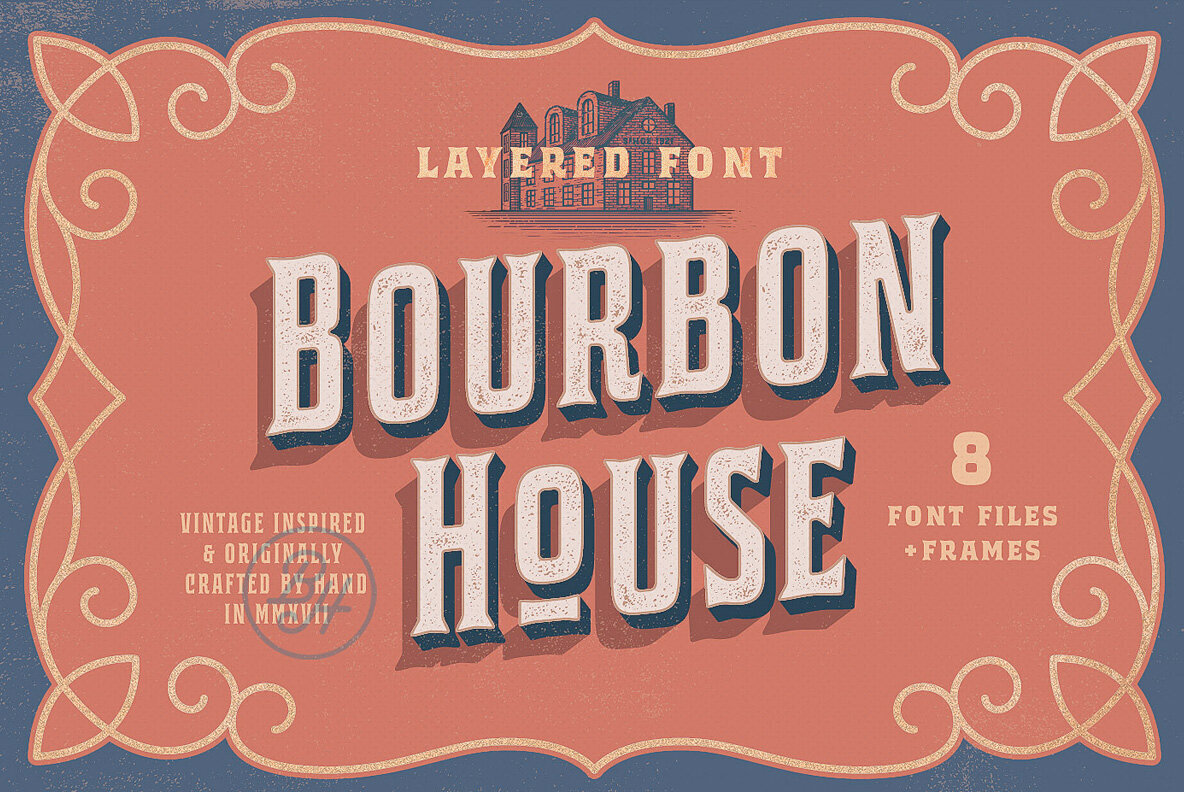 Bourbon House Font