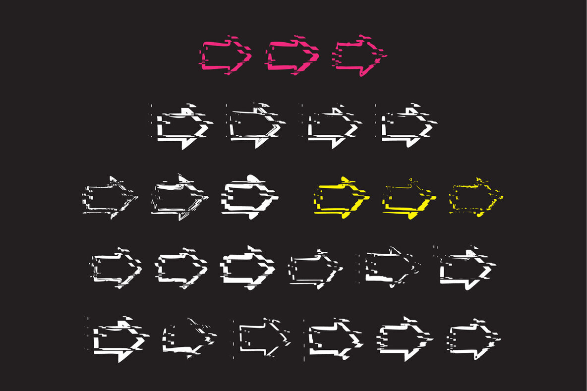 Glitched Big Arrow 2