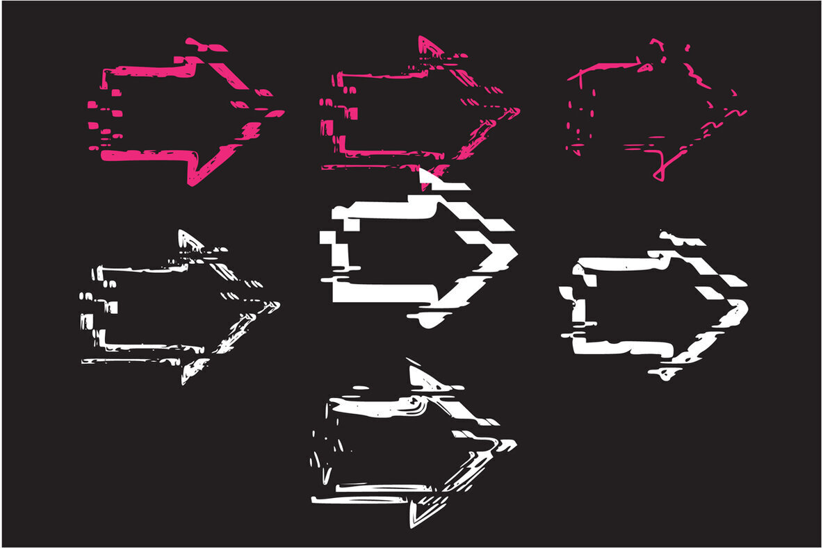 Glitched Big Arrow 3