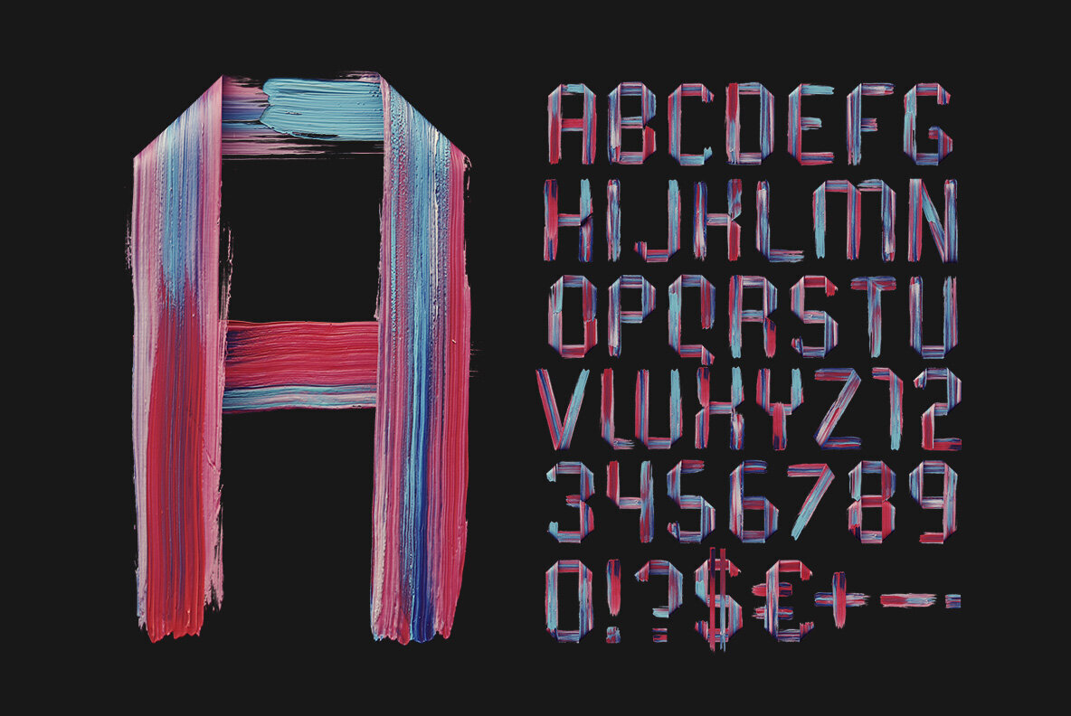 Paintbrush SVG Font YouWorkForThem