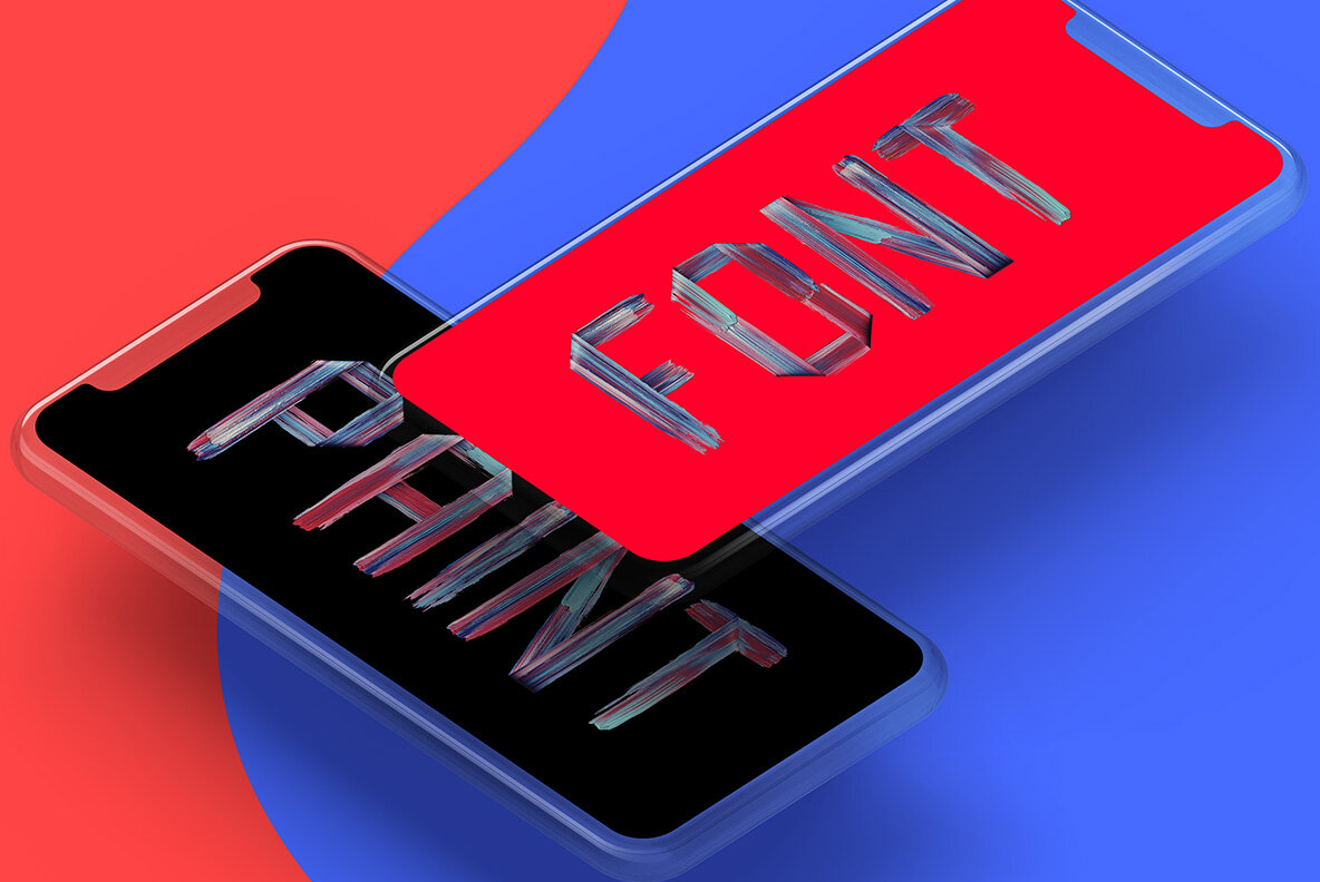 Paintbrush SVG Font 8