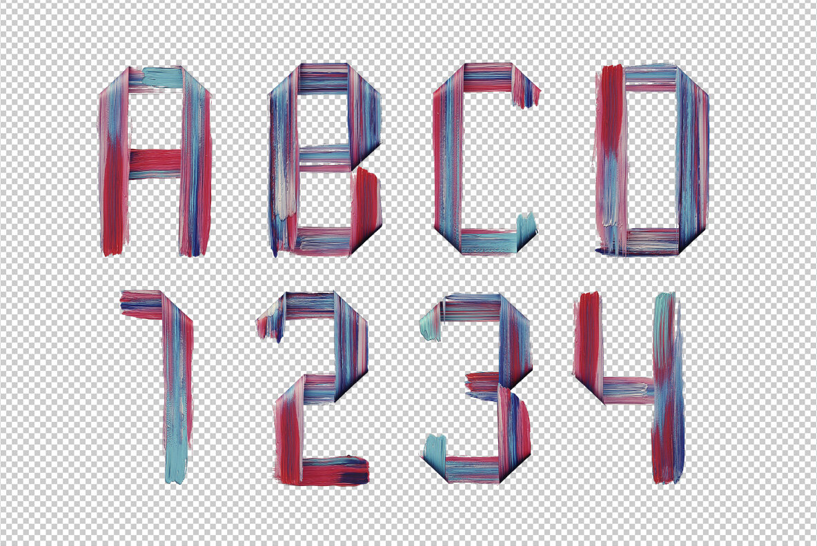 Paintbrush SVG Font 9