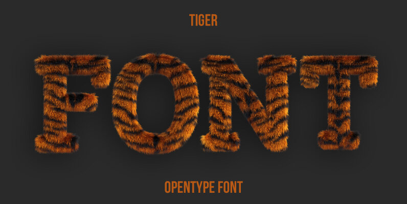 Tiger SVG Font