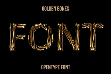 Golden Bones SVG Font