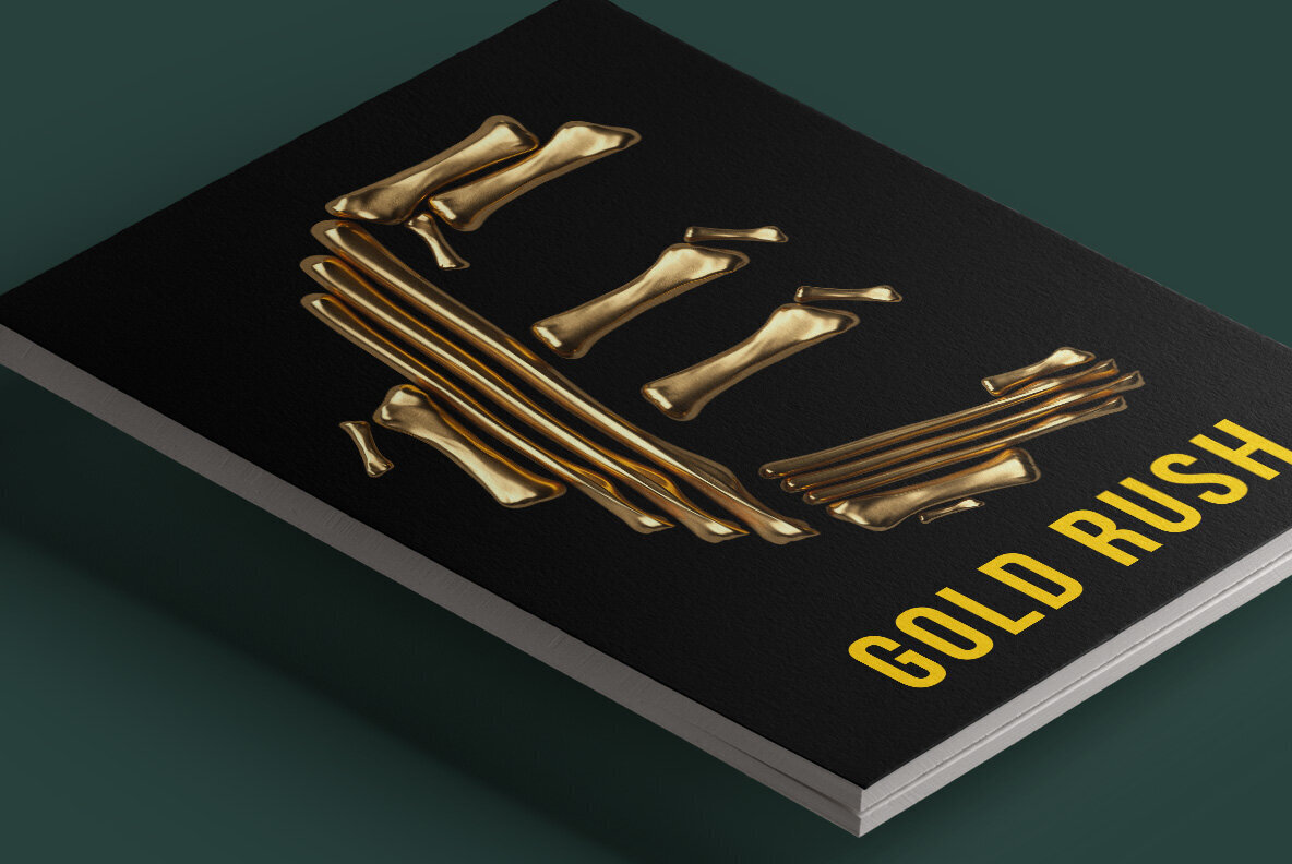 Golden Bones SVG Font 3