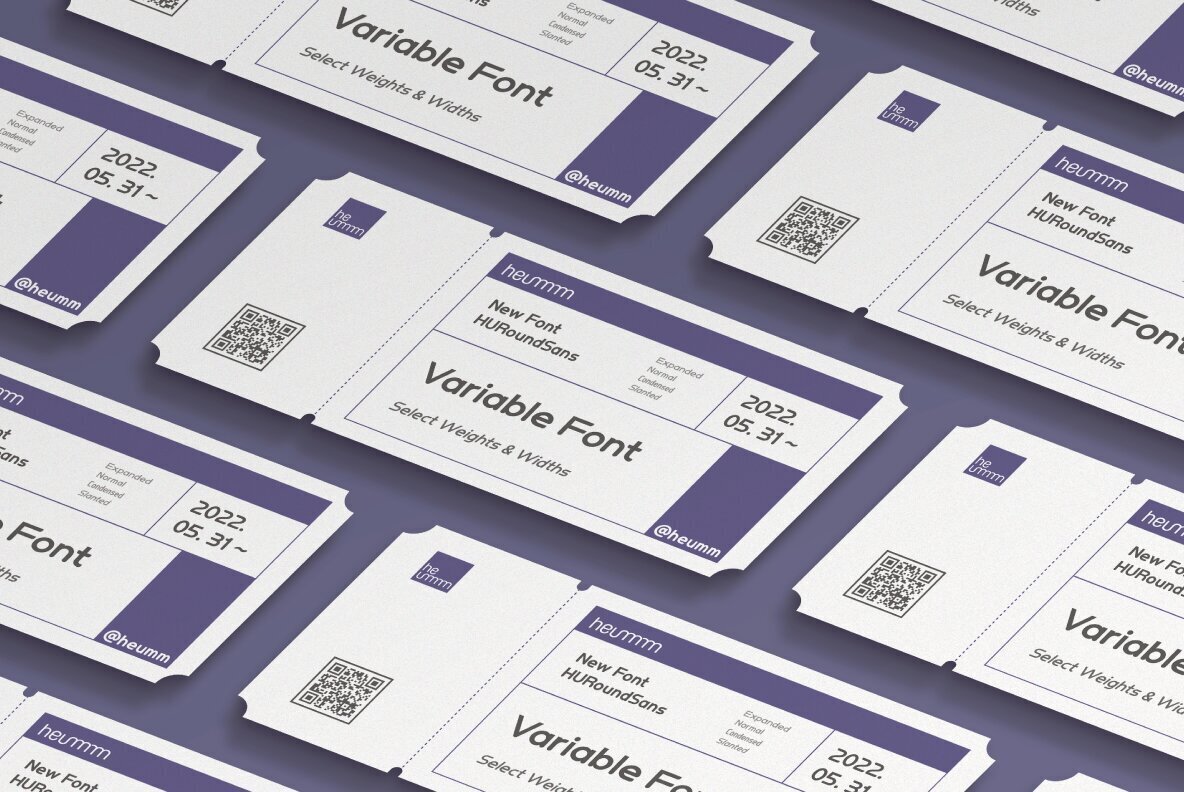 HU Roundsans Variable Font 4