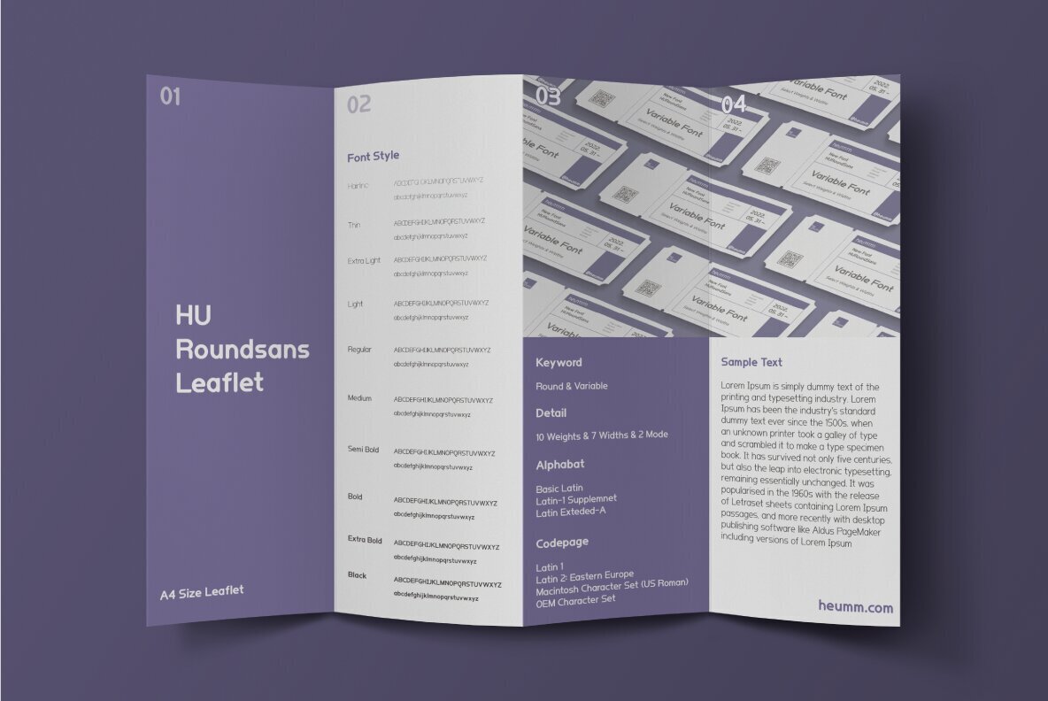 HU Roundsans Variable Font 5