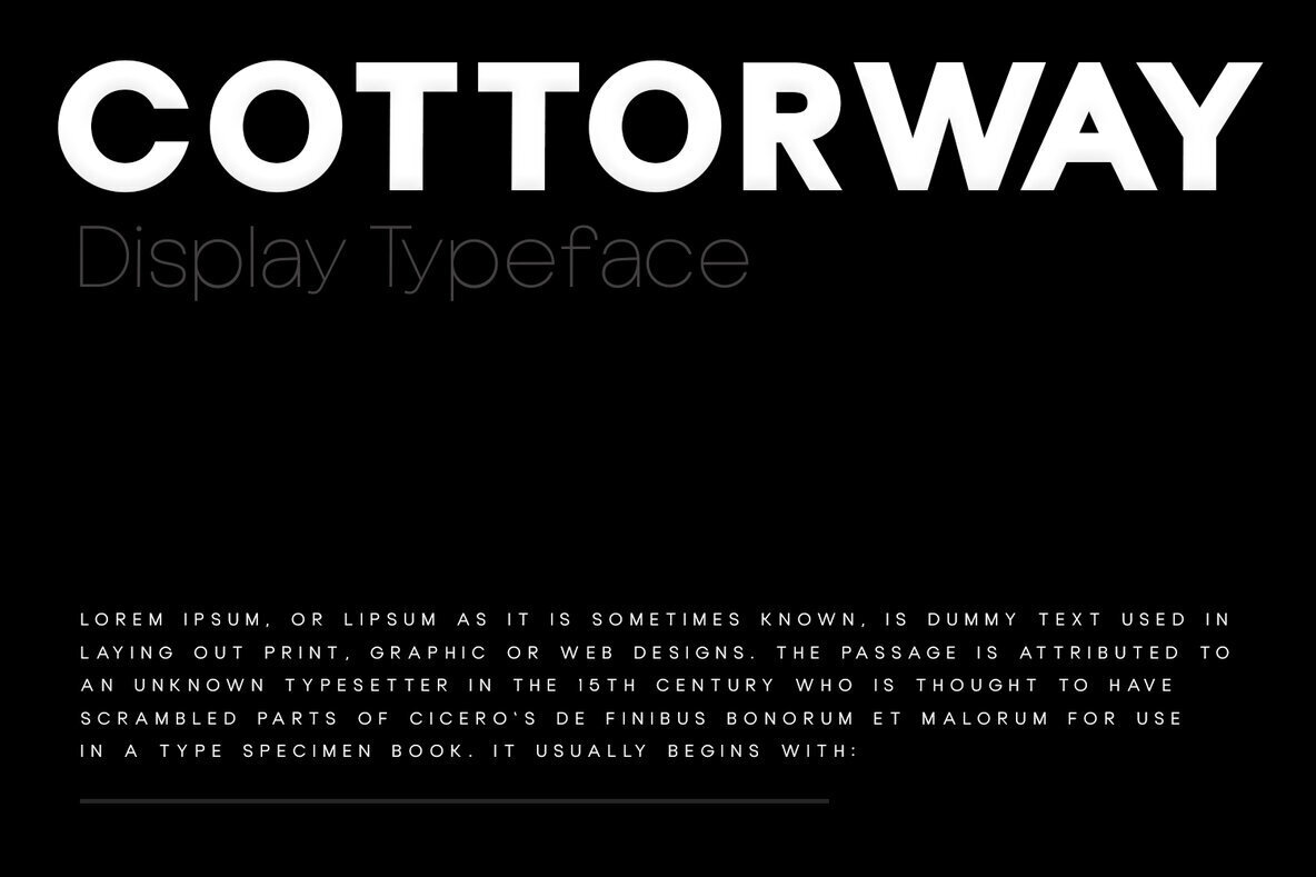 Cottorway Typeface 2