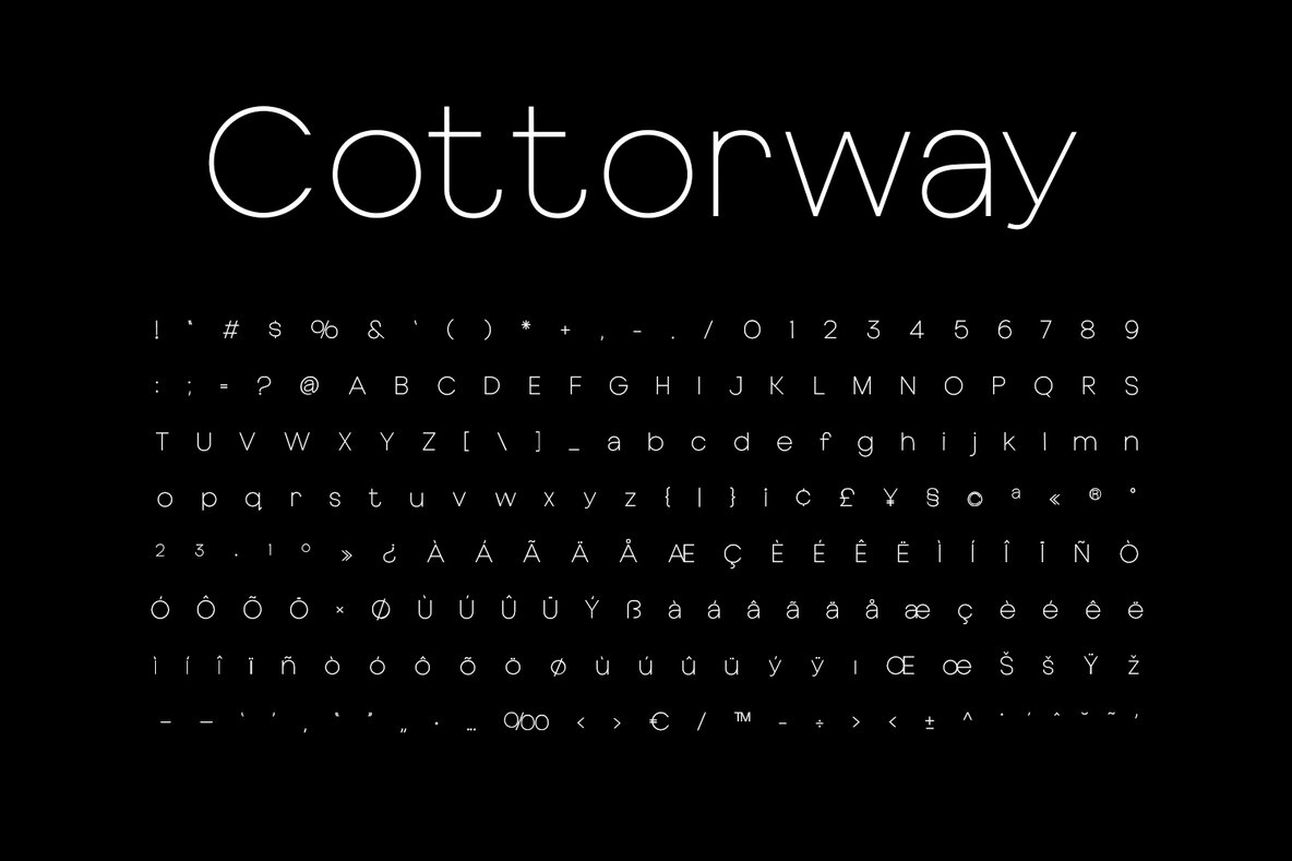 Cottorway Typeface 7