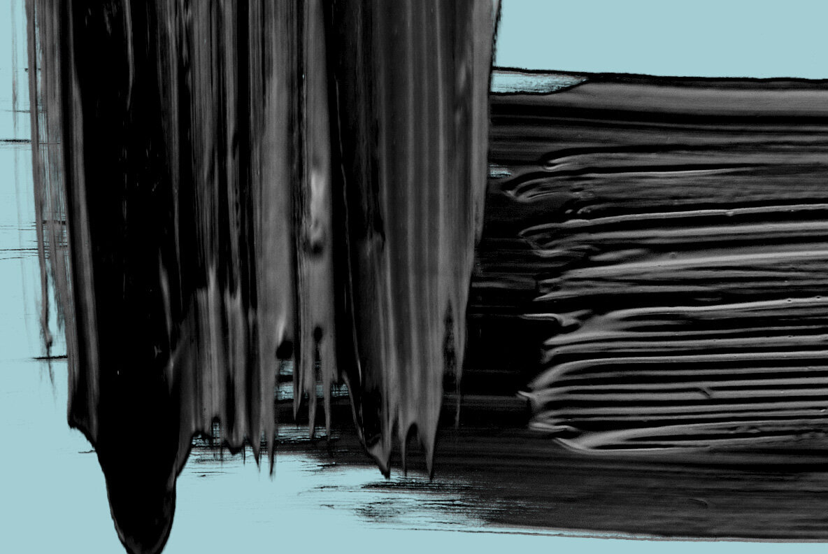 Black Paint Brush SVG Font 4