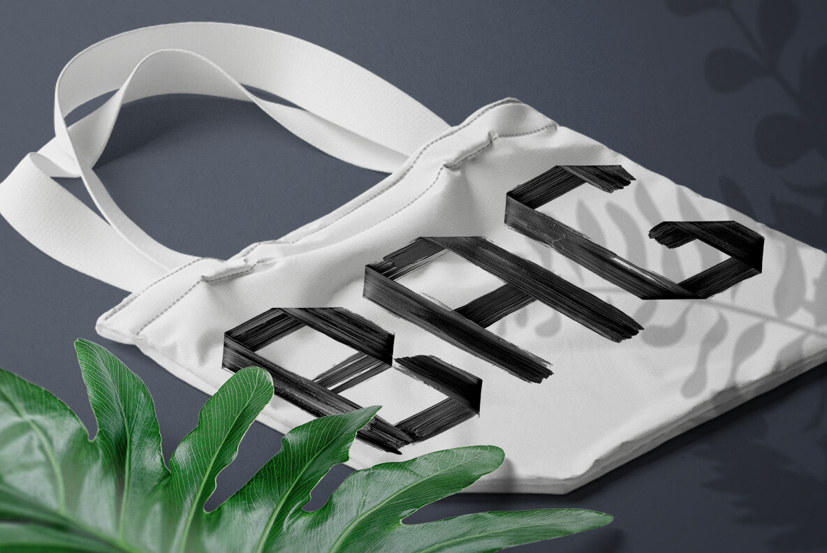 Black Paint Brush SVG Font 6