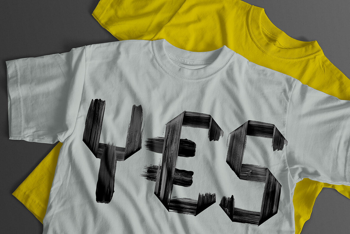 Black Paint Brush SVG Font 8