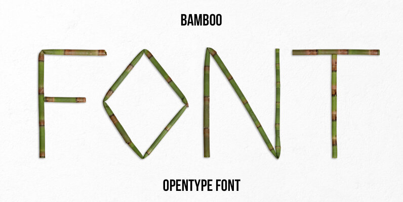 Bamboo SVG Font